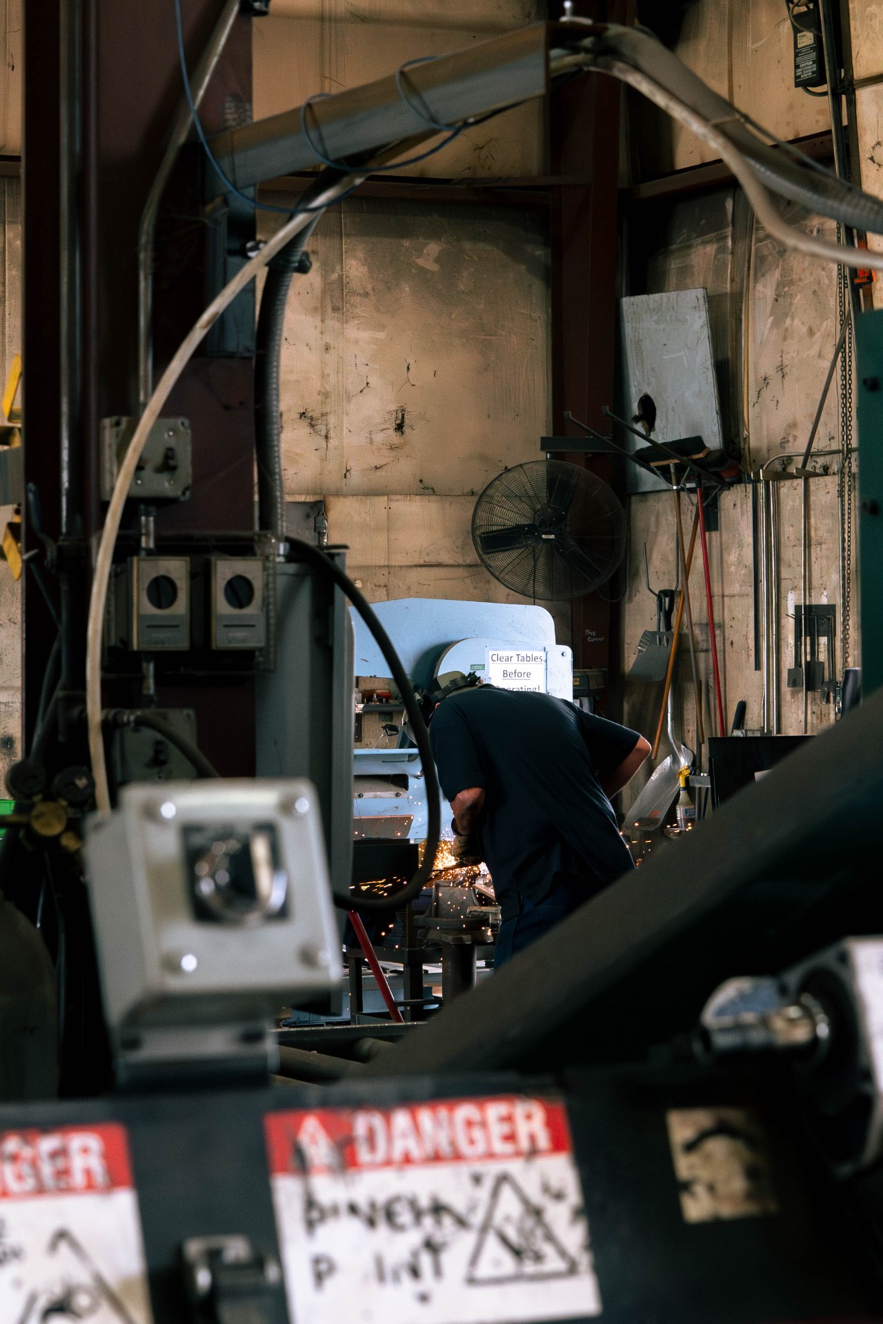 DeVille Steel shop floor